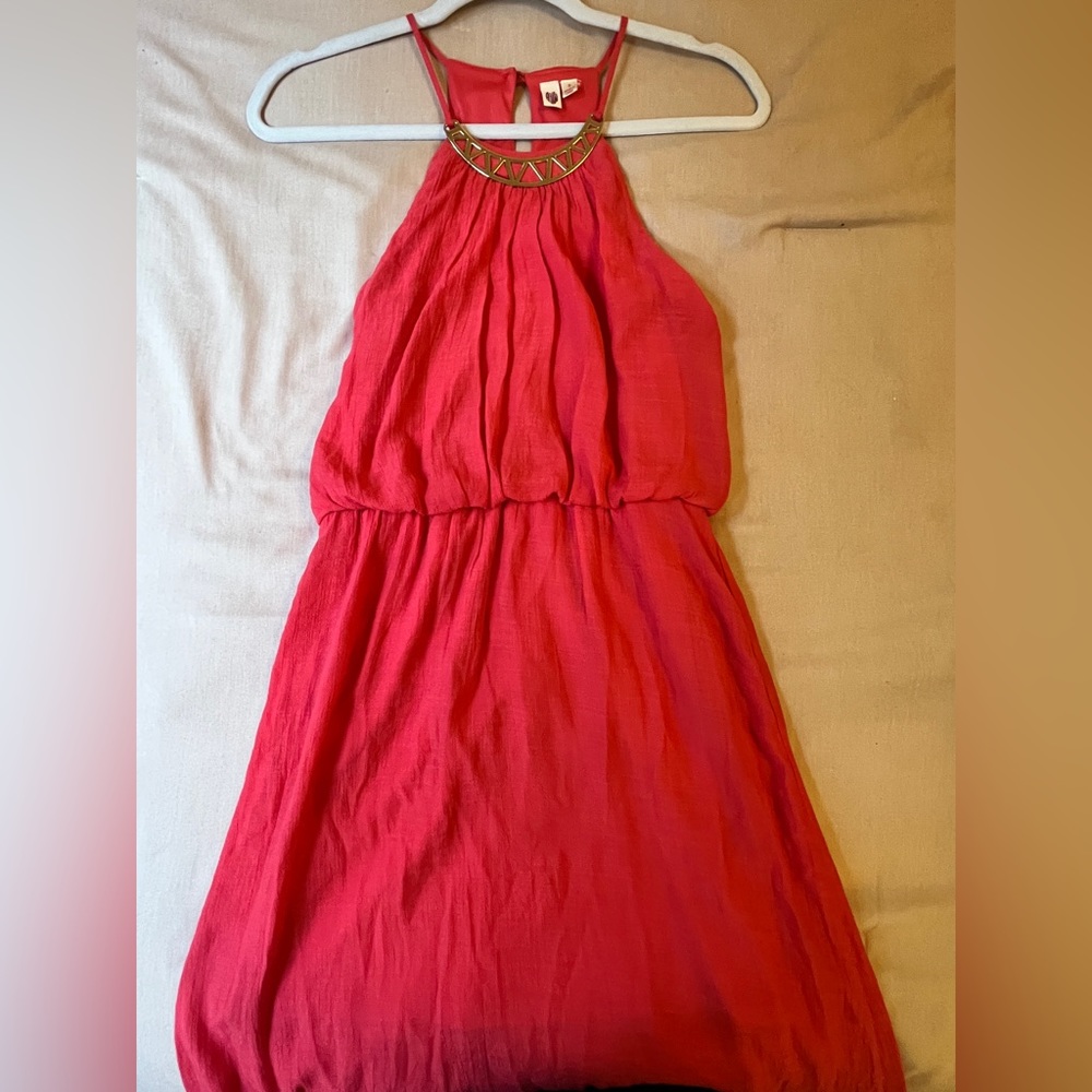 AUW Halter Maxi Dress